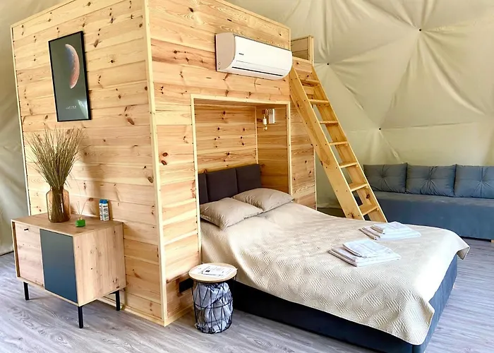 Luksusowy namiot Planeta Glamping Zalesie Gorne