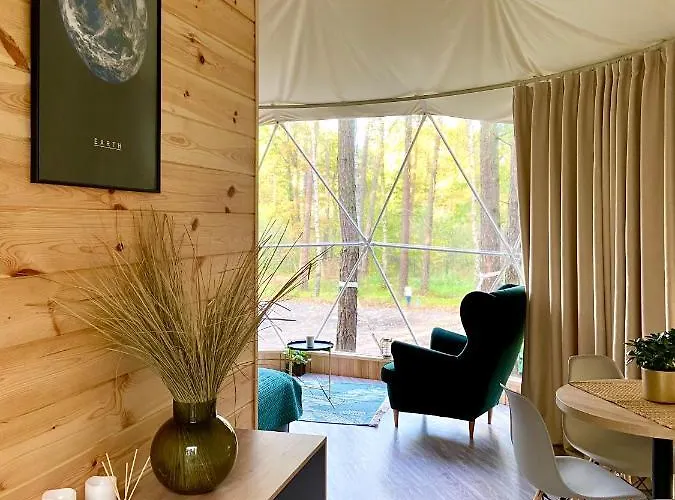 Planeta Glamping Luksusowy namiot Zalesie Gorne