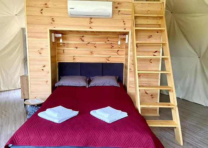 Planeta Glamping Luksusowy namiot Zalesie Gorne